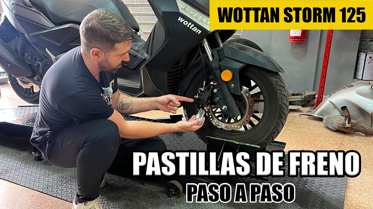 Wottan Storm 125: Cambio de Pastillas de Freno ¡MUY FACIL!