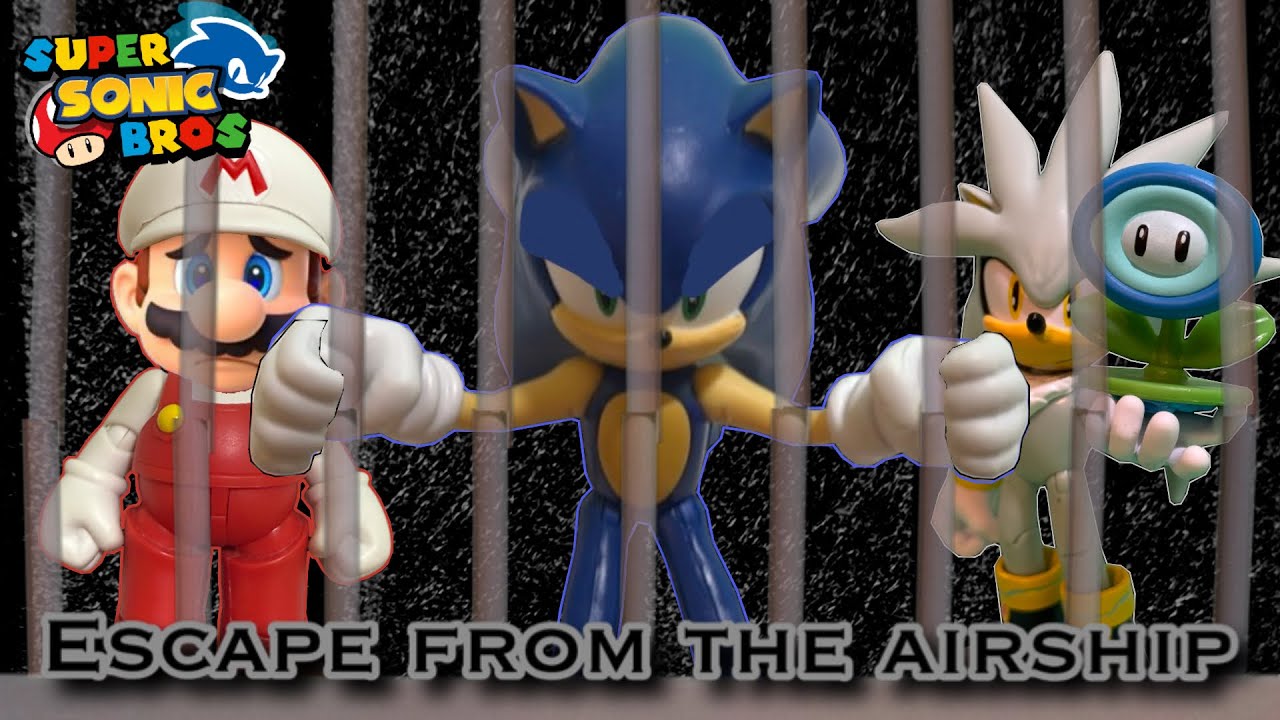 Super Sonic Bros EP 2: Escape From The Airship (Stop Motion)