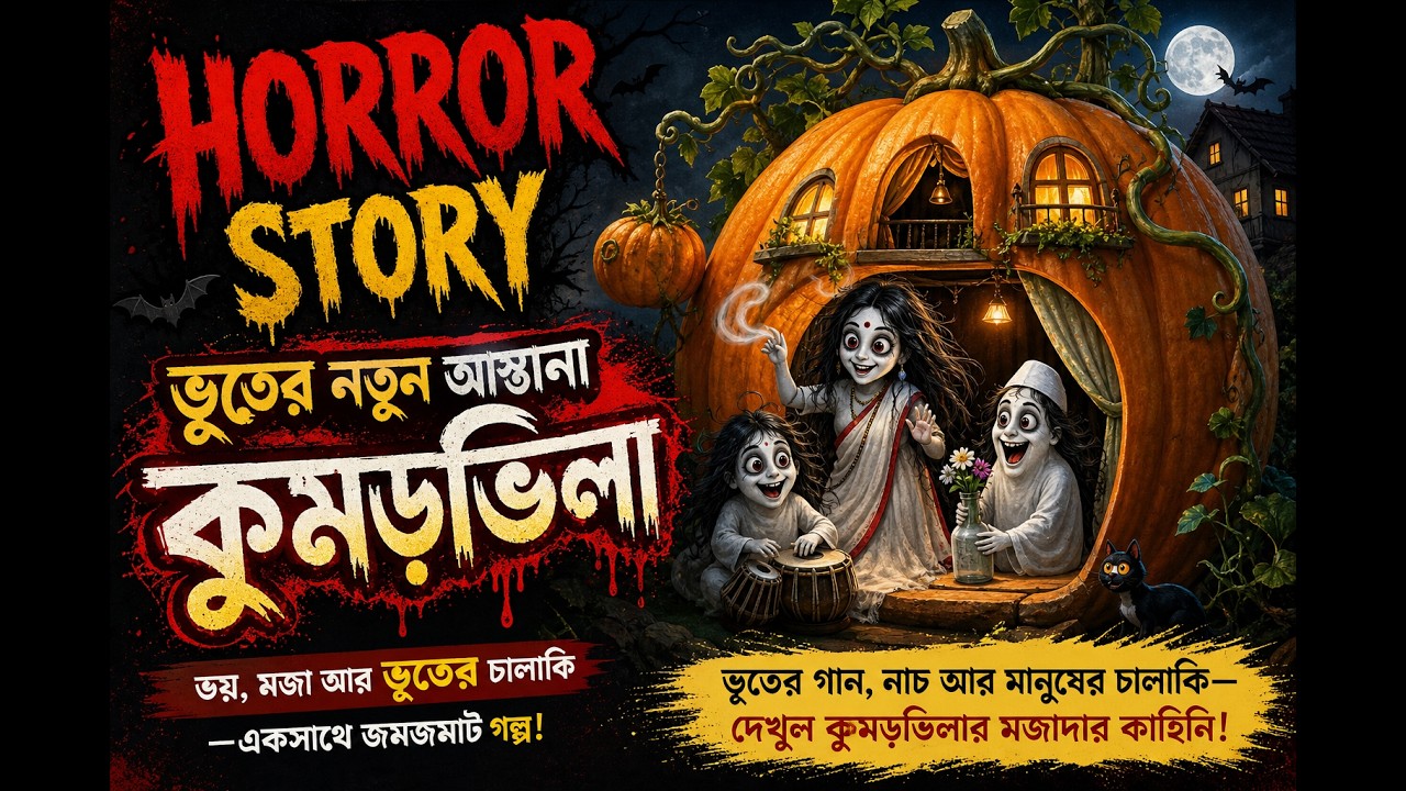 🎃 কুমড়ো ভিলা — বাংলা মজার কার্টুন | Bangla Cartoon | Mojar Toon Box | Bhuter Cartoon | Animation
