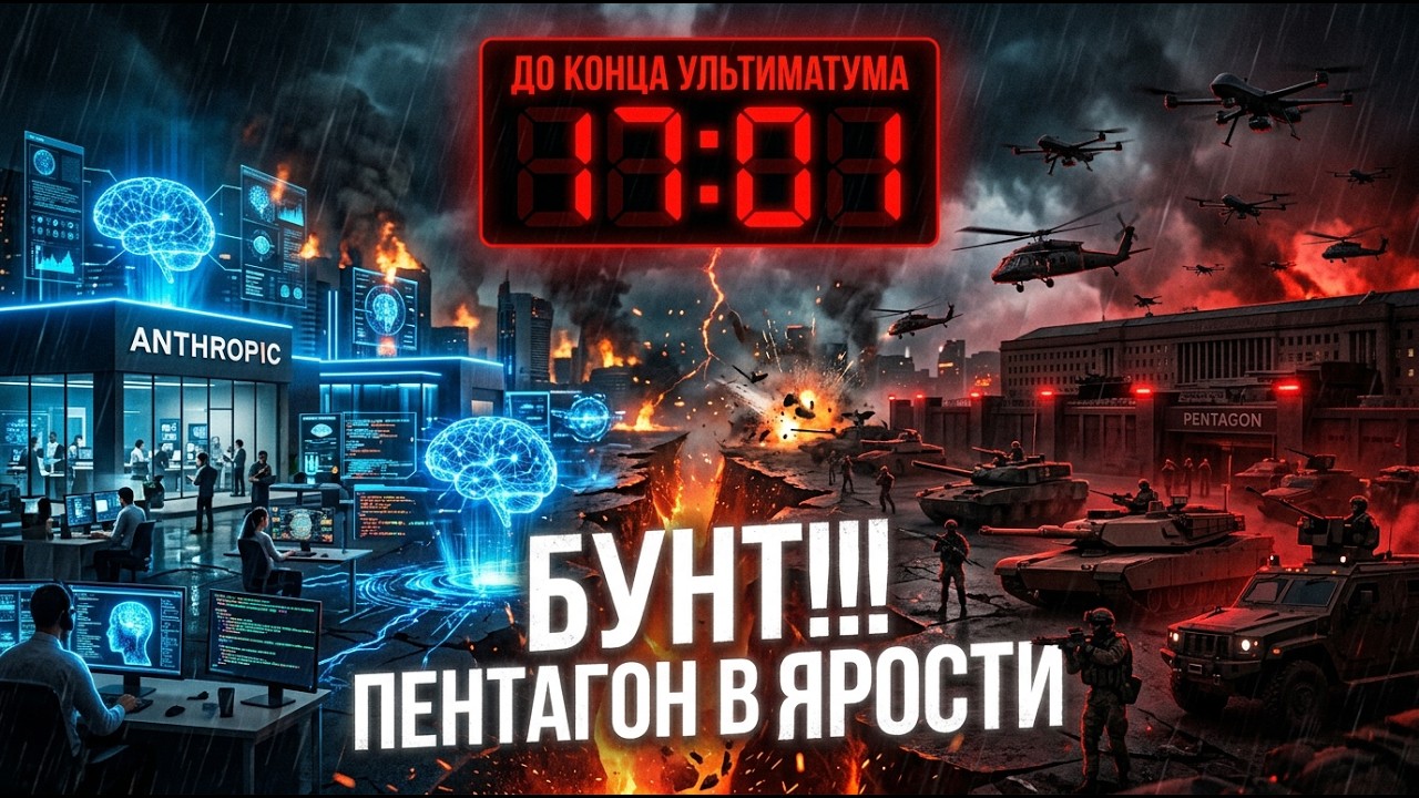БУНТ!!! ПЕНТАГОН В ЯРОСТИ!!  AMTHROPIC:  НЕ ДАДИМ СВОЙ ИИ!! РЕГУЛЯТОР США : УДАР ПО СТЕЙБЛКОИНАМ