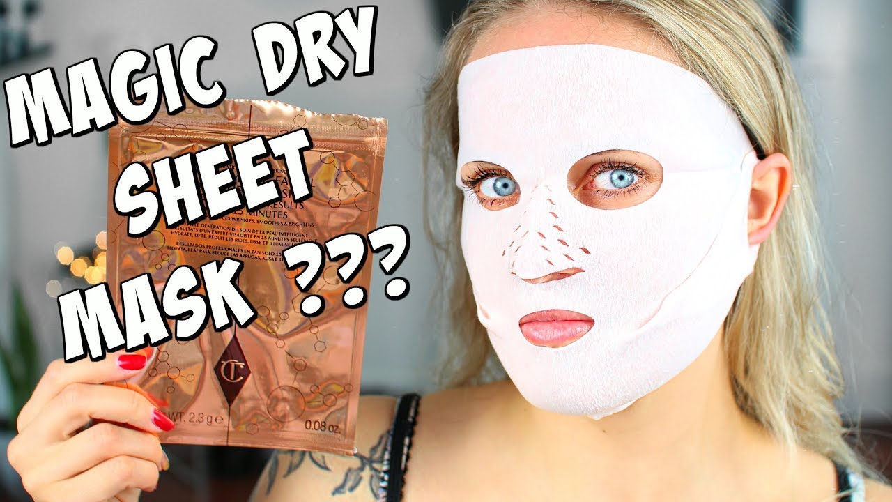Charlotte Tilbury DRY SHEET MASK REVIEW (honest)