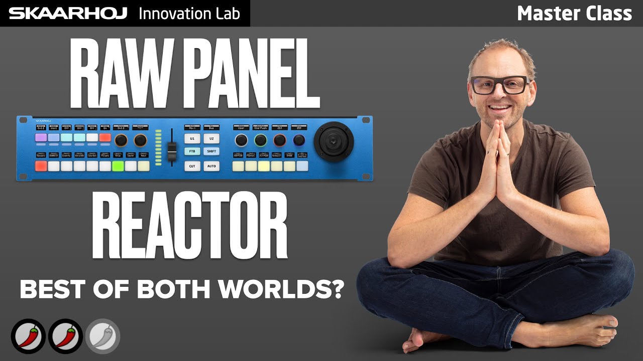 Best of Both Worlds: Raw Panel and Reactor Combined on SKAARHOJ Panels