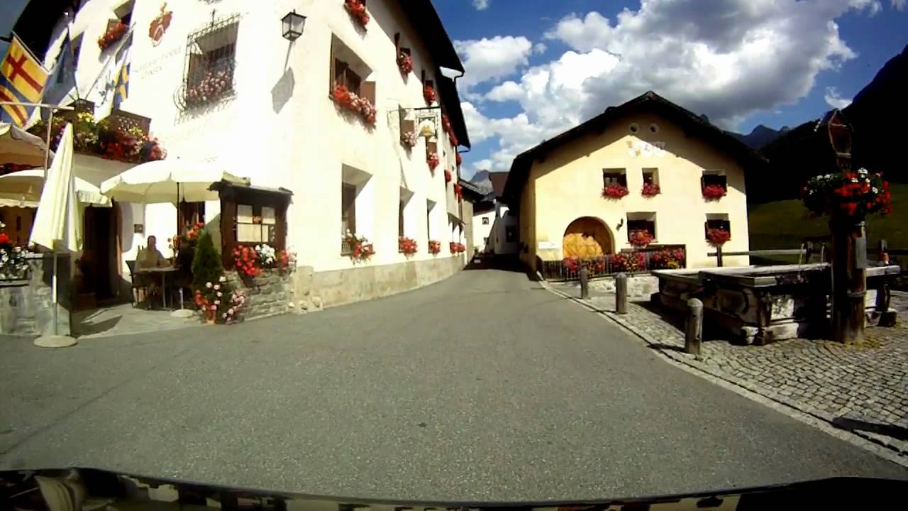Switzerland Tarasp - Village Tour [HD]