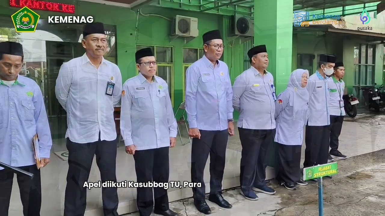 Pelaksanaan Apel Senin Kankemenag Kota Banjarmasin, Senin (19/01/2026)