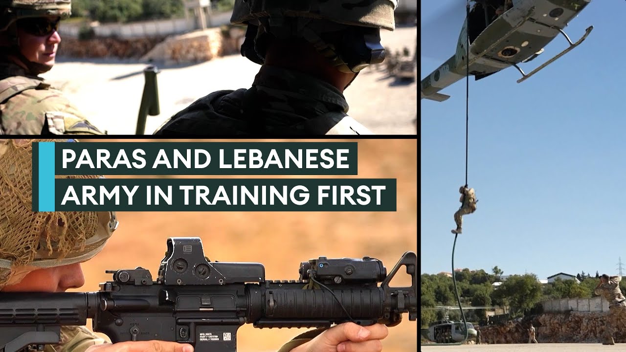 Rare access to UK and Lebanese airborne forces large-scale military exercise