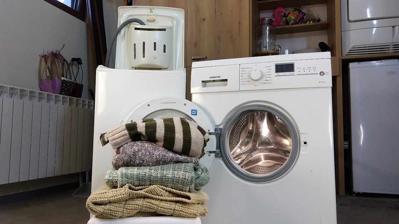 Experiment -  Overloading with Woolen Clothes -  in a Top and  Side Washing Machines