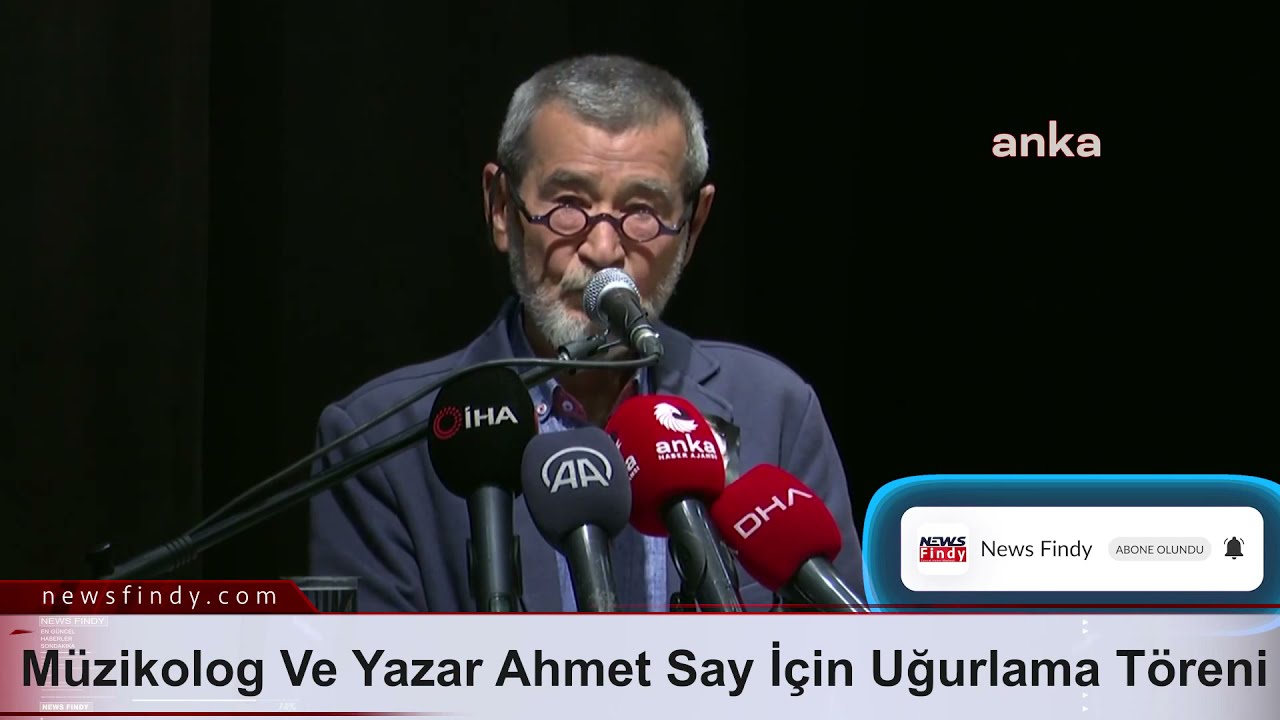 Müzikolog Ve Yazar Ahmet Say İçin Uğurlama Töreni
