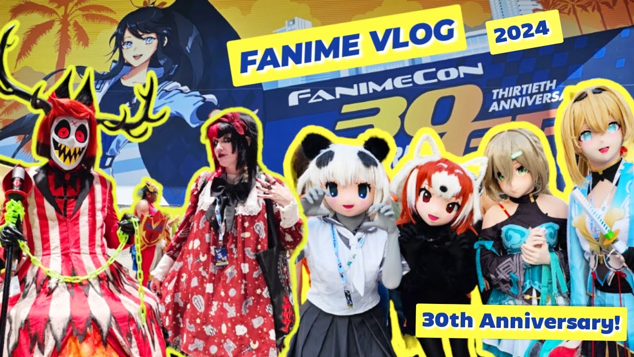 FANIME VLOG 2024 || 30th Anniversary! || Best Cosplays || Vendor Hall Walk Through