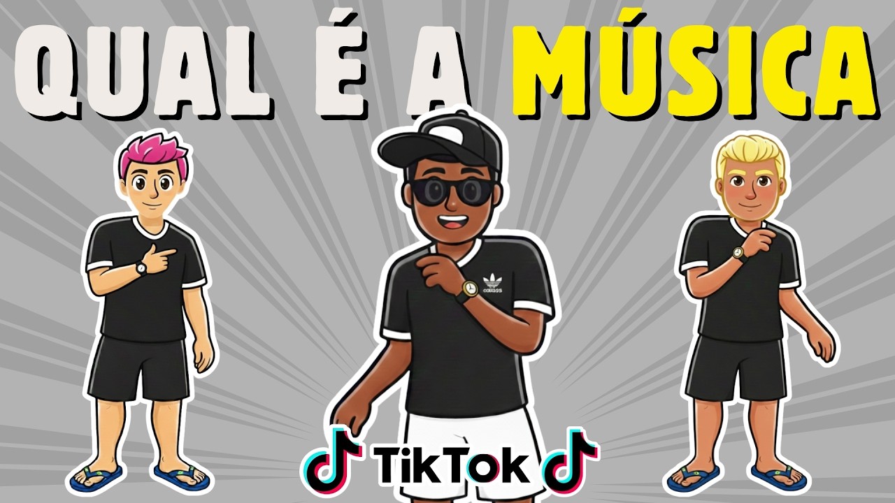 🔥🎶😱 Adivinhe a M&uacute;sica do TikTok com Emojis ✨[QUIZ ANIMADO] Dance se Souber 🔊 #dinoquiztopia
