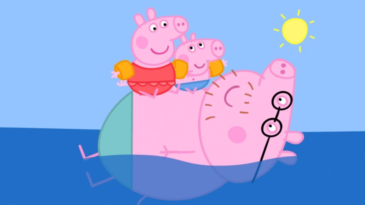 Peppa Pig Italiano - In spiaggia con Peppa Pig - Cartoni Animati