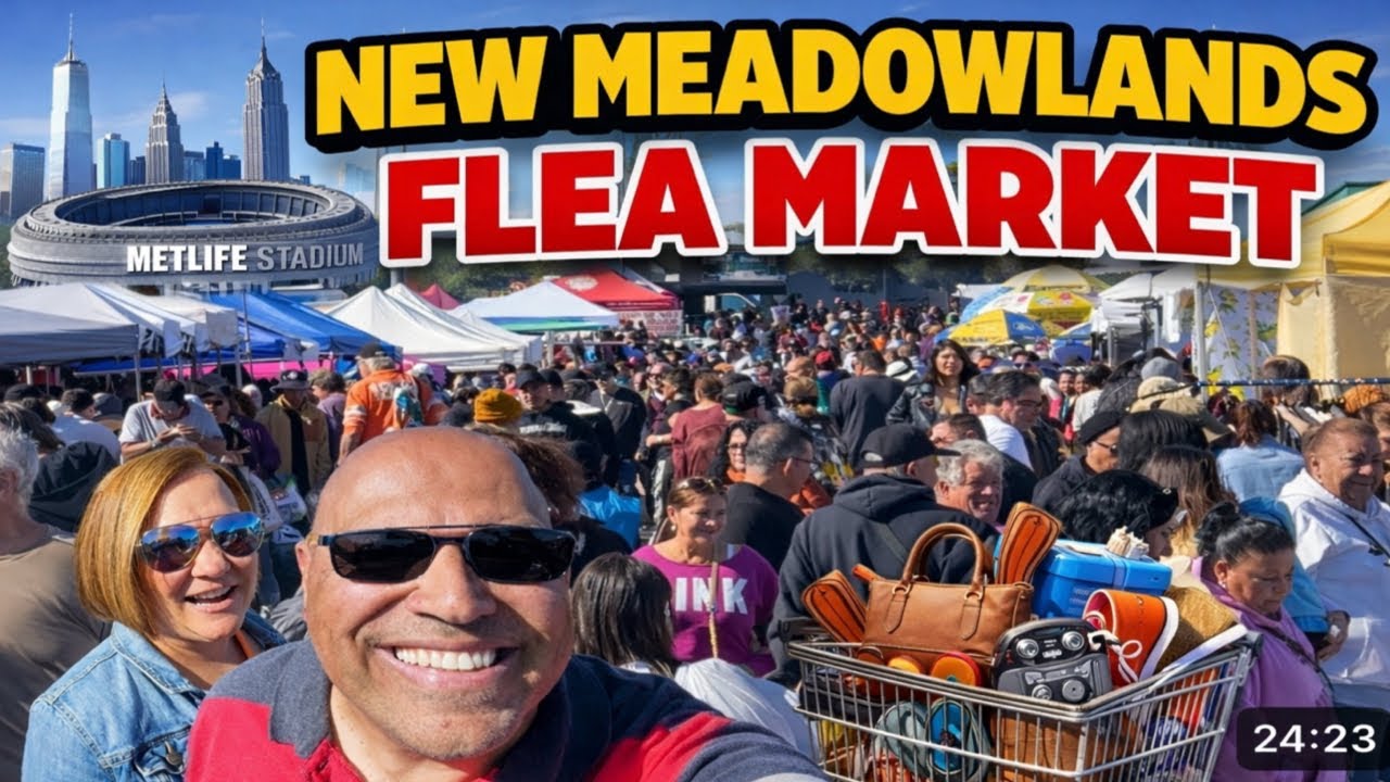 Shop With Us! NEW MEADOWLANDS FLEA MARKET East Rutherford New Jersey Met Life Stadium
