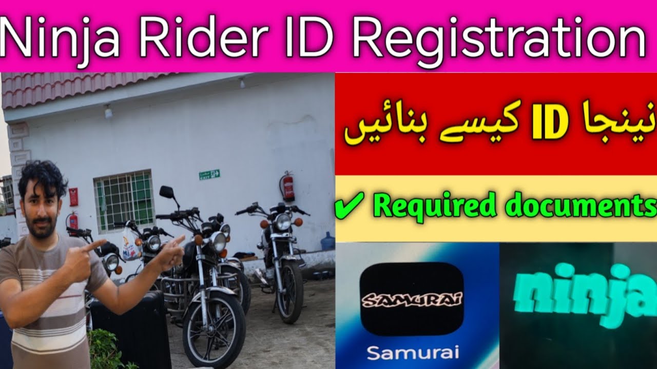 How to Apply Ninja Food Rider ID For Registration 