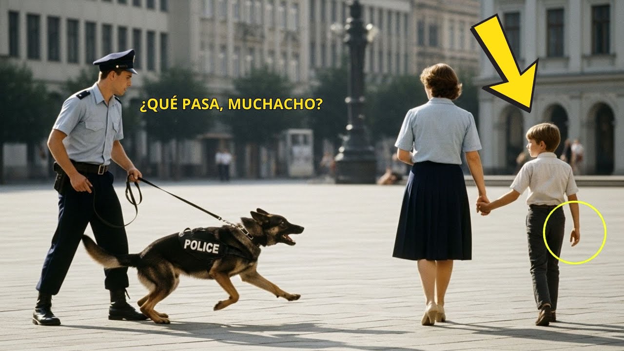 Solo el perro policía entendió la señal del niño…— Lo que pasó después sorprendió a todos...