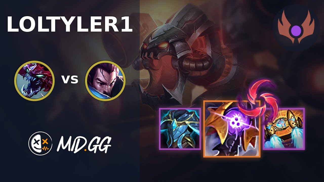 MID.GG: [ loltyler1 ] Cho'Gath MID vs Yasuo | NA MASTER | LOL Season 2026