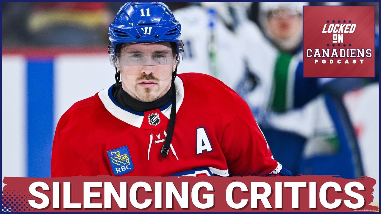 Montreal Canadiens Brendan Gallagher silences critics | Habs beat Jets | Samuel Montembeault dazzles