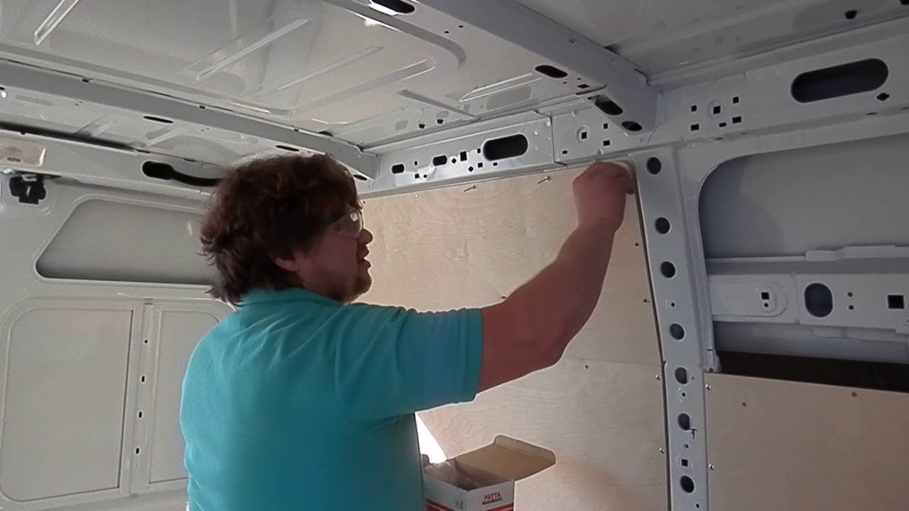 WOODMAN: How to ply lining a van (side lining)