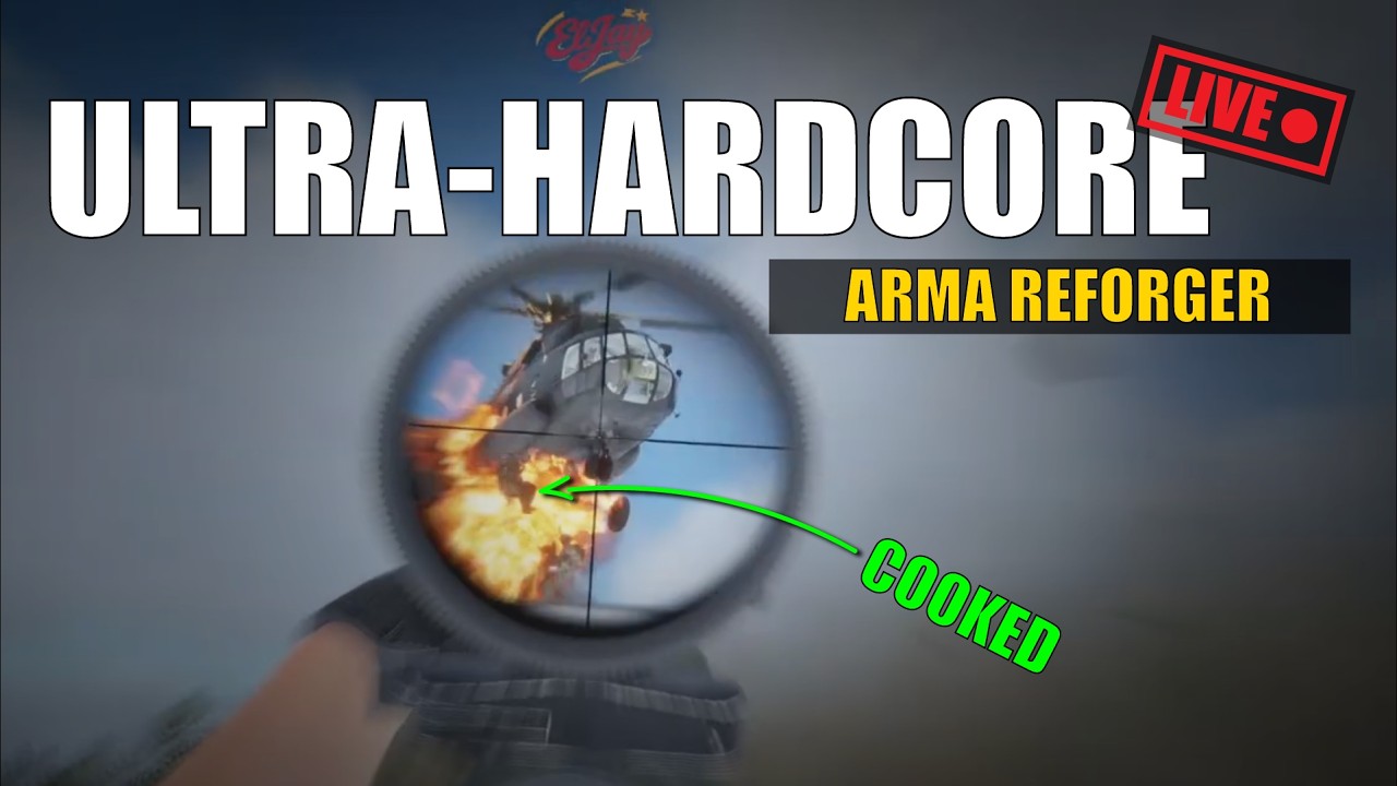 ULTRA HARDCORE Arma Reforger w/ a GARBAGE player🗑️🥂