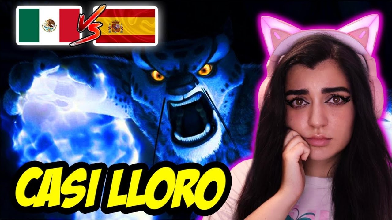 🇪🇸 ESPAÑOLA REACCIONA AL 🇲🇽DOBLAJE LATINO DE KUNG FU PANDA 🔥POR PRIMERA VEZ 🔥 ¡¡TAI LUNG VS SHIFU!!