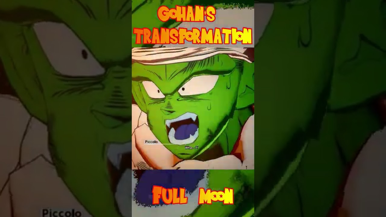 Gohan Transformation Full Moon 