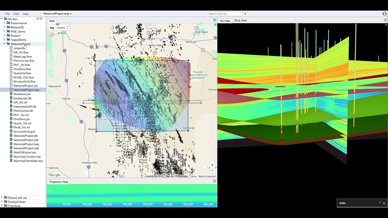 3D Property Modelling Welcome Project - Extracting Curves into New Wells