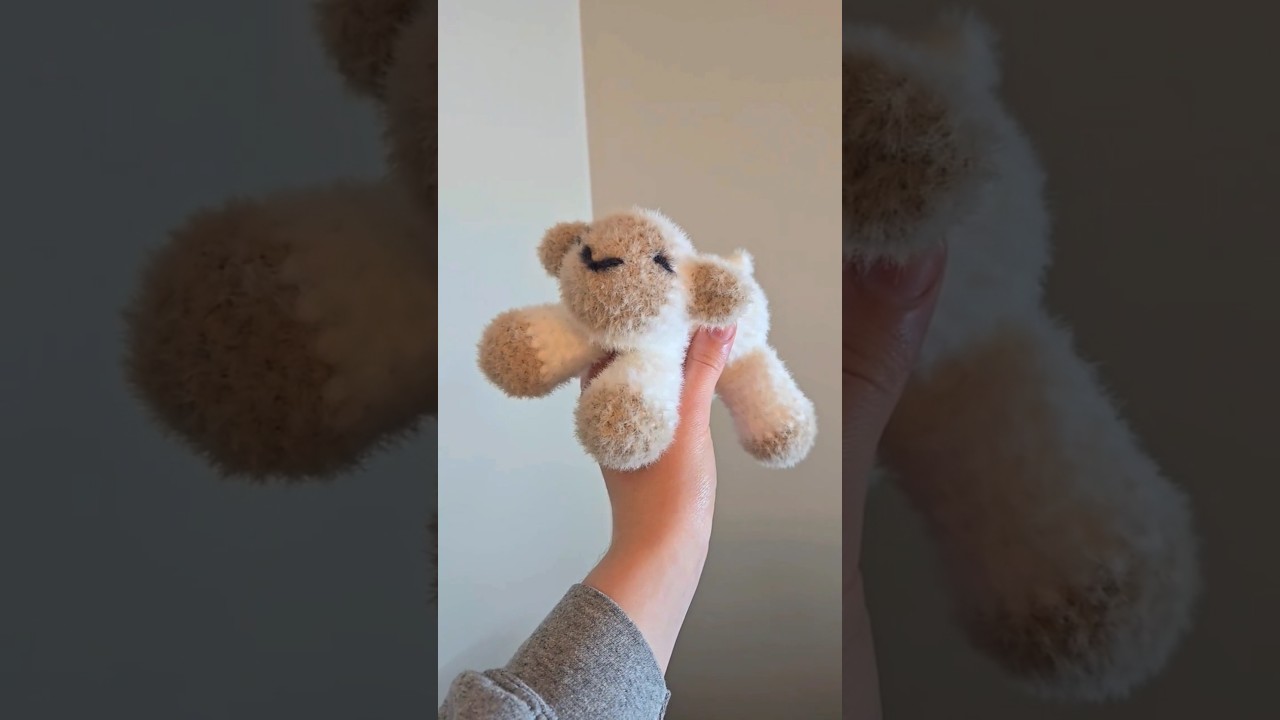 A crocheted little lamb plushie! 🤍🐑 #crochet #lamb #easter #plushie #crochetpattern