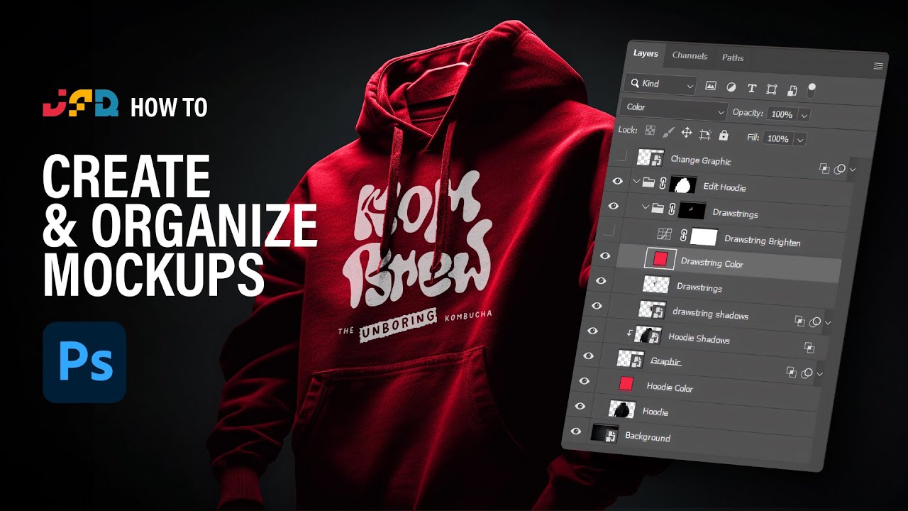 Create and Organize Mockups in Photoshop 2025