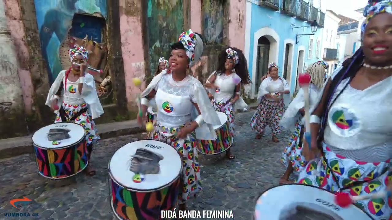DIDÁ BANDA FEMININA O PODER DE CRIAR - SALVADOR BAHIA(14 JULHO,2023)[4K]#salvadorbahia #walking