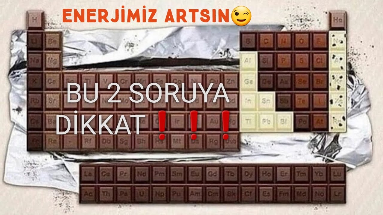 2 ORGANİK SORU (ÖNEMLİ❗) | KİMYACININ ÇİKOLATASI😁