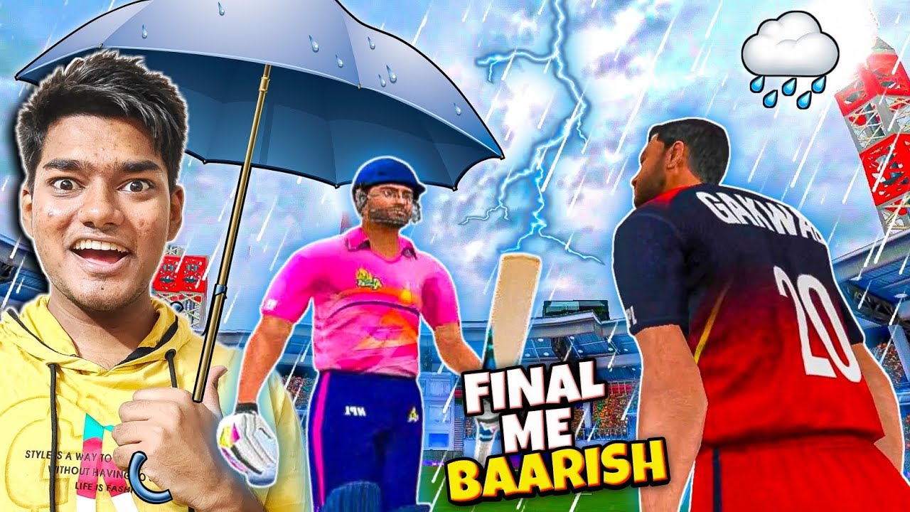 FINAL ME BARISH HO GAYI😢🌧️ - RCB VS RR | WCC3 NPL FINAL!