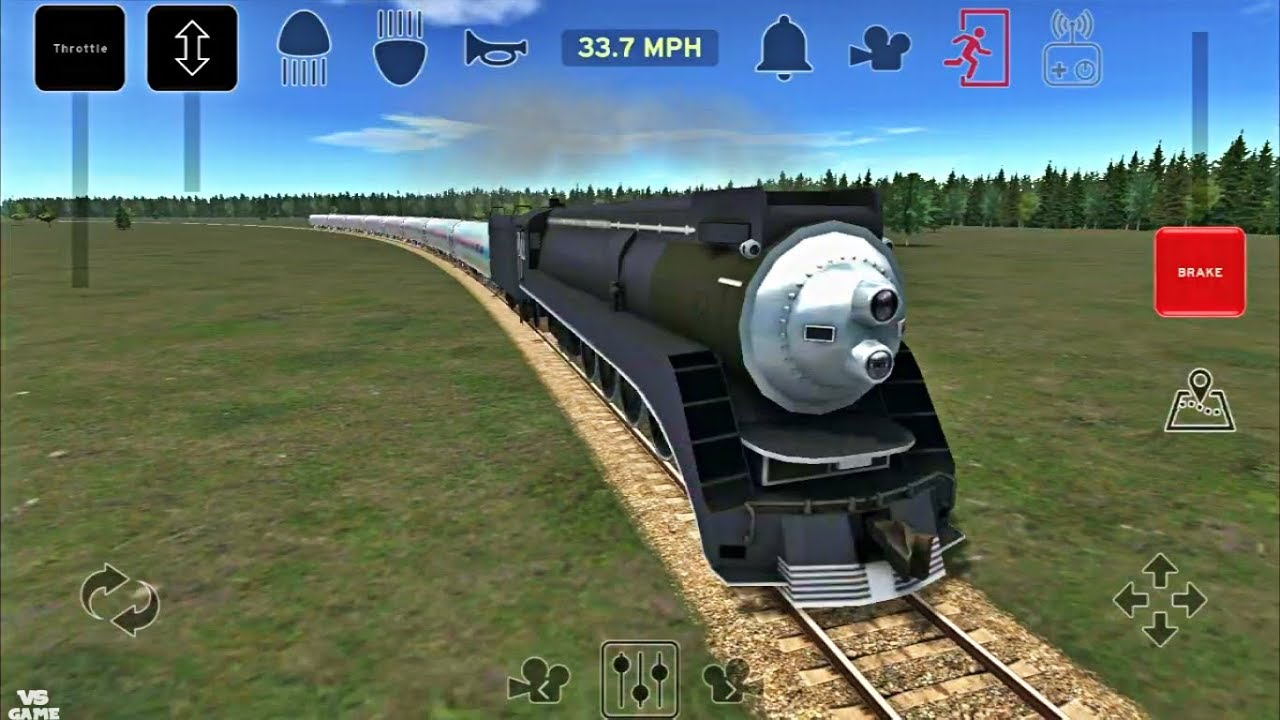 Passenger Loop with Steam Trains - Train and Rail Yard Simulator Android Gameplay