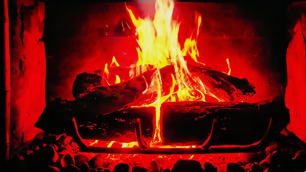 🔥 Fireplace UHD! Real Fireplace Crackling Sounds (No Talking, No Music)
