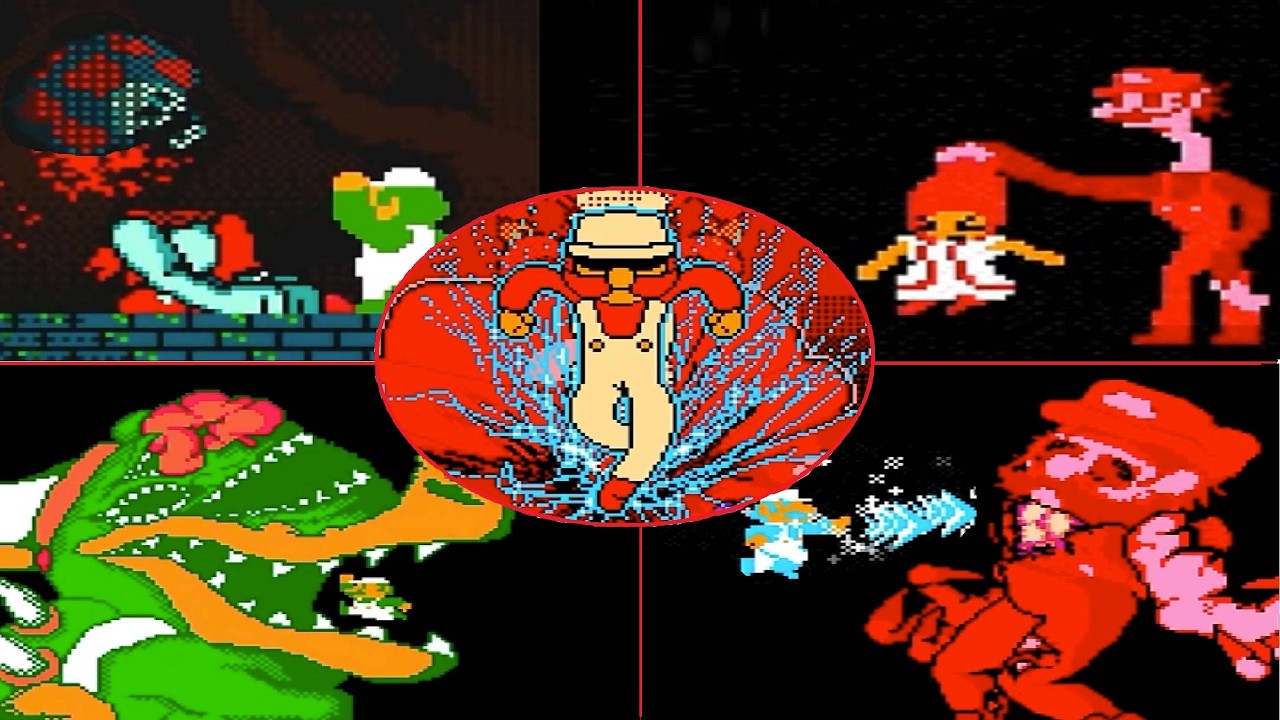 Фан-ремейк Mario.exe: все смерти и добивания