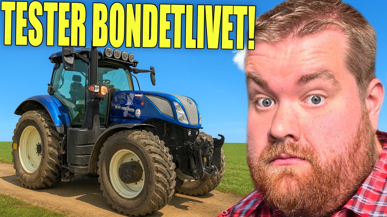 NYESTE TRAKTOREN JEG HAR PR&Oslash;VD!