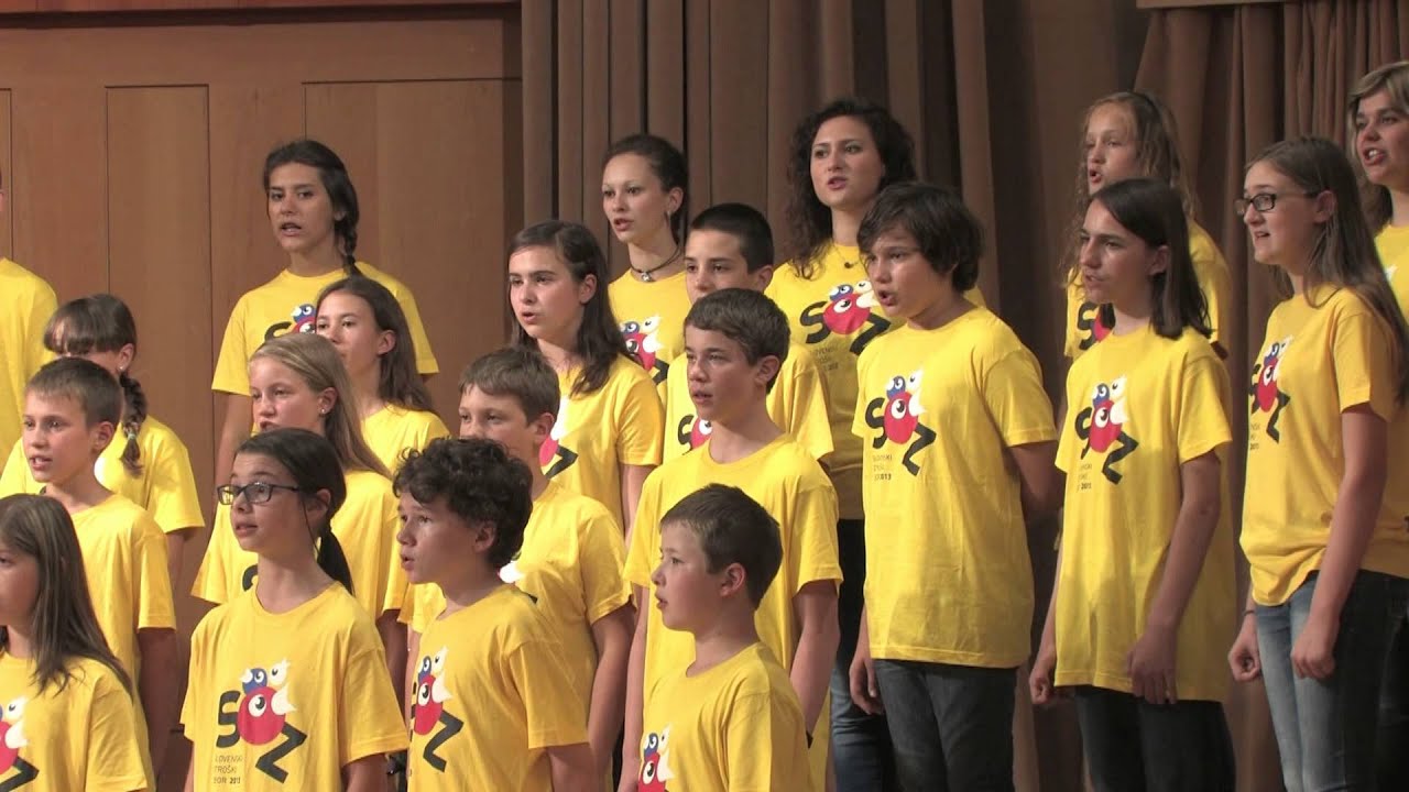 Slovenski otroški zbor 2013 - ZELENI POLOG (Ljudska iz Rezije prir. Pavle Merku)