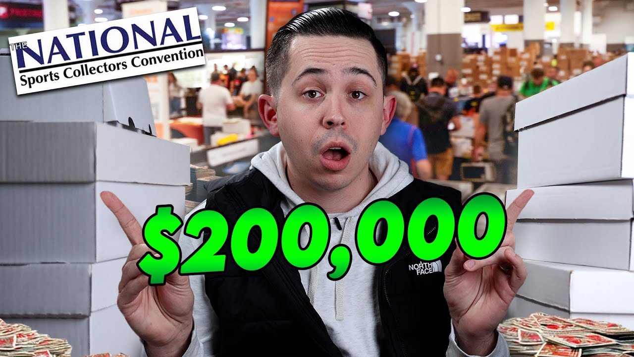 I Spent $200,000 On Sports Cards At The National Card Show 🤯