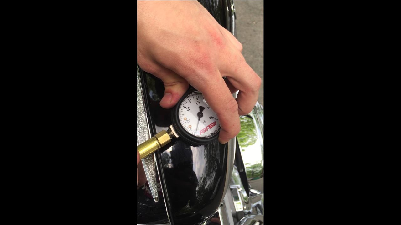 Harley Fuel Pressure Gauge: Static / Load (MC800)