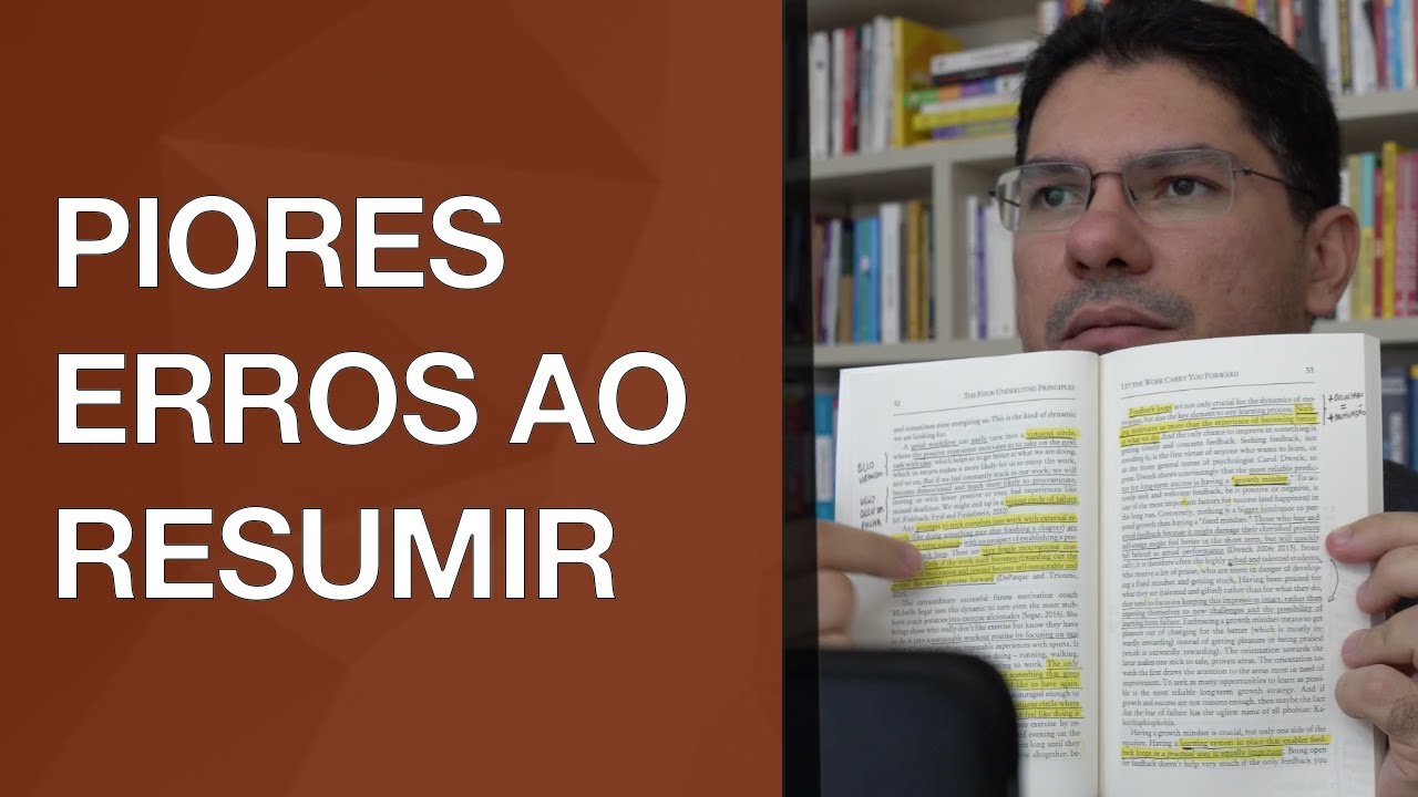 A BASE DE UM BOM RESUMO E OS PIORES ERROS