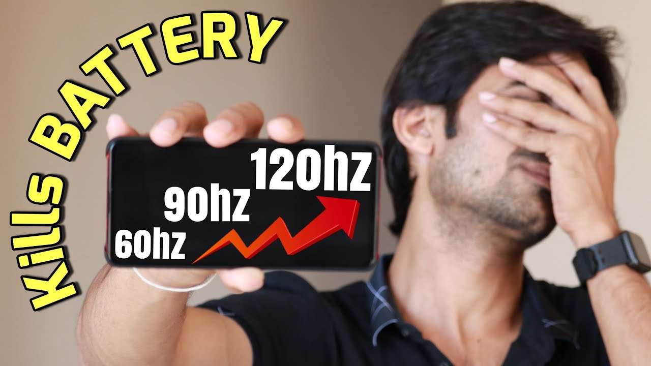How High Refresh Rate 90hz 120hz 240hz drain MORE BATTERY 🔥 on Smartphones