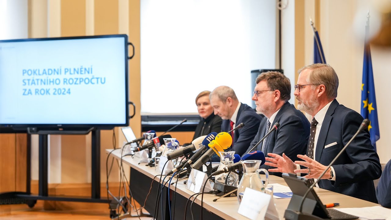 Tisková konference k pokladnímu plnění státního rozpočtu za rok 2024