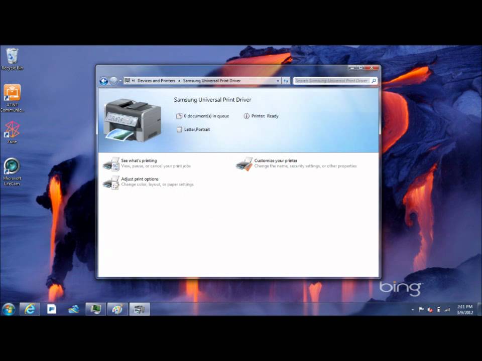 Windows 7 Devices and Printers