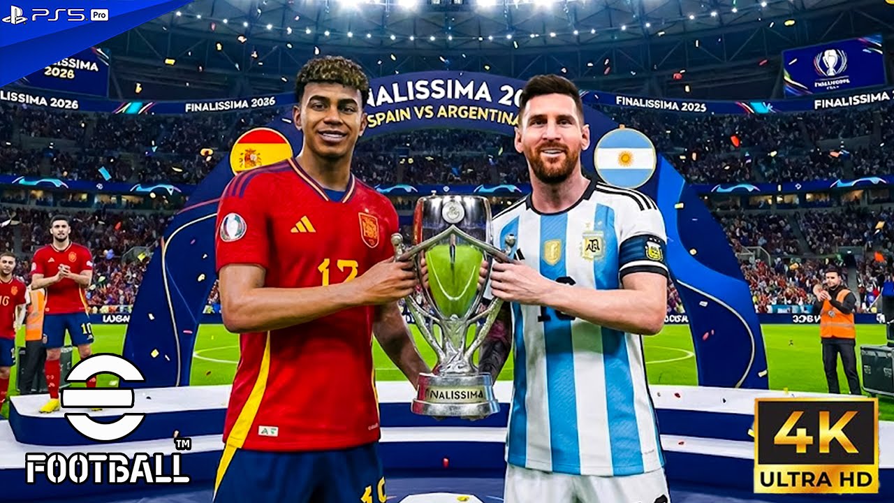 Месси против Ламина Ямаля! 🐐✨ Финал 2026 | Испания против Аргентины | eFootball 2026 PS5 [4K60]