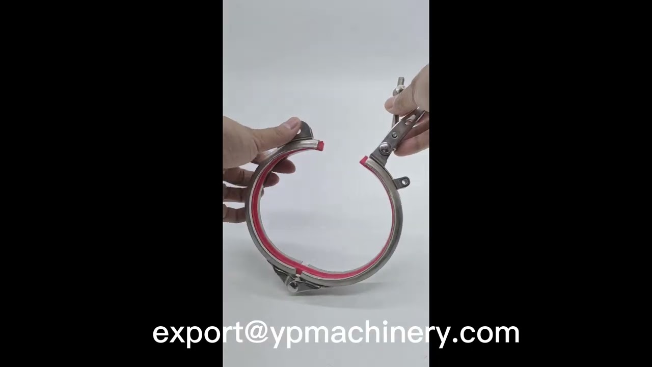 stainless steel 304  ring duct clamp ventilation pipe clamp