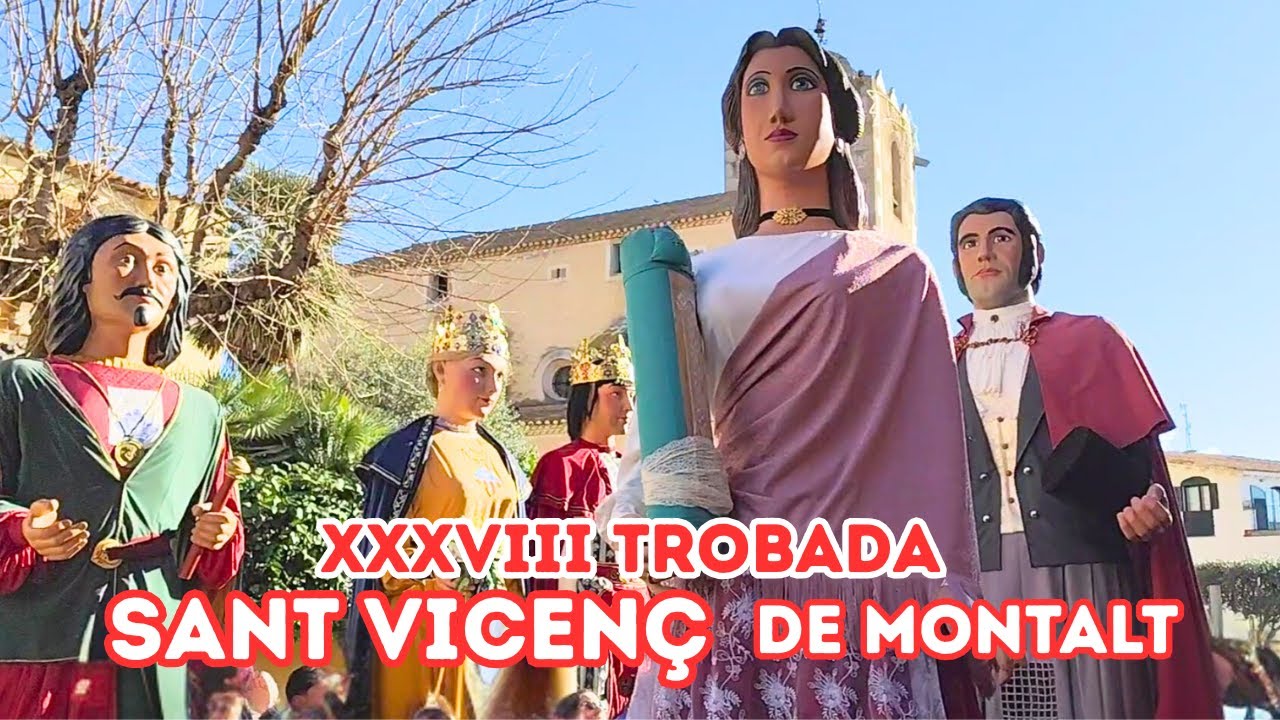 XXXVIII TROBADA DE GEGANTS DE SANT VICENÇ DE MONTALT 2025