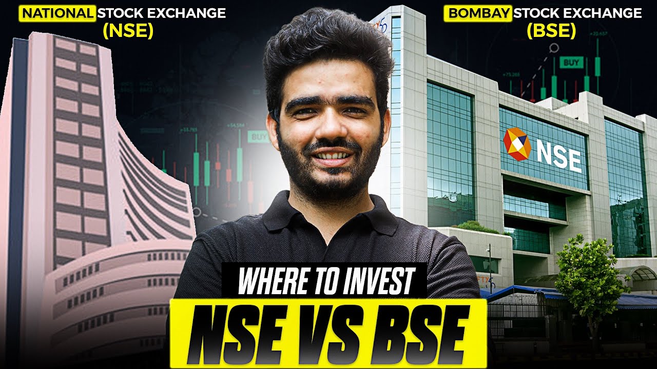 NSE Stock vs BSE Stock ? Which Is Better ? Difference Between NSE & BSE ! Konsa Best Hai NSE or BSE