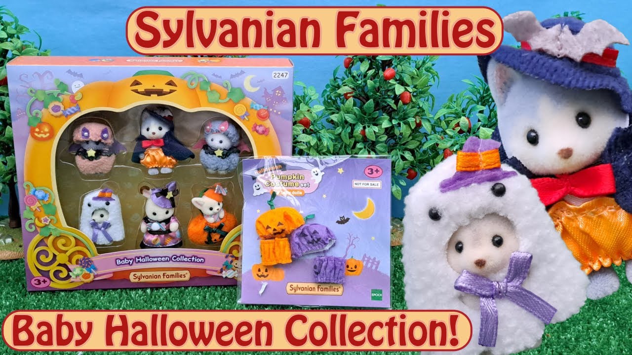 Unboxing the Sylvanian Families Baby Halloween Collection! Plus Free Gift!