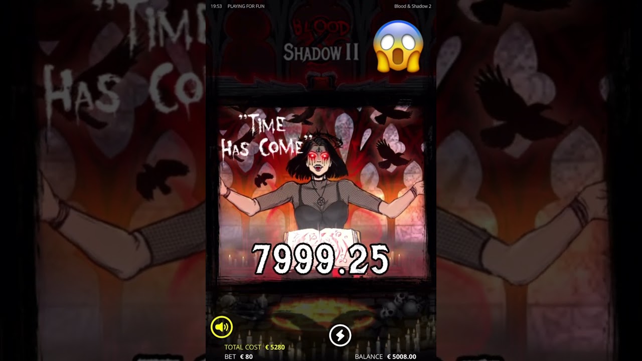 MASSIVE $60,000+ WIN IN ONE SPIN ON BLOOD X SHADOW 2 #NoLimitCity #MaxWin #bigwin #slots #trending