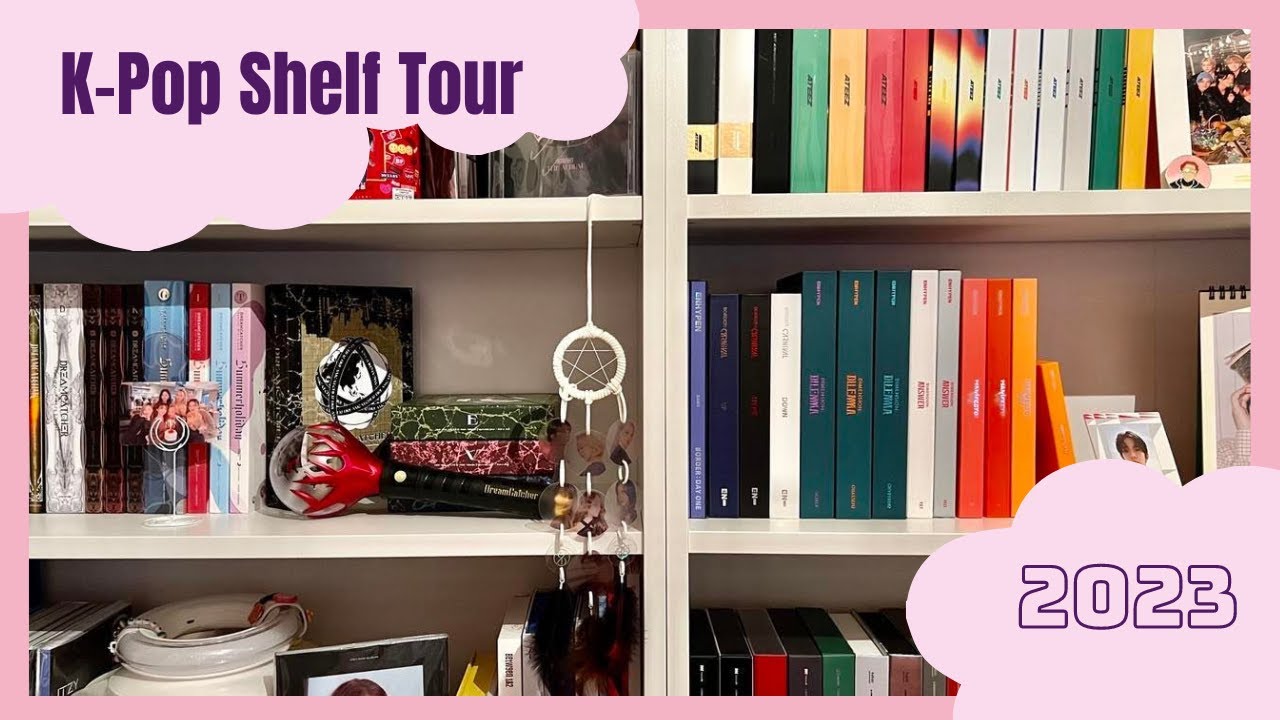 🦄 MA COLLECTION D'ALBUMS K-POP 2023 - [K-POP SHELF TOUR] ♡