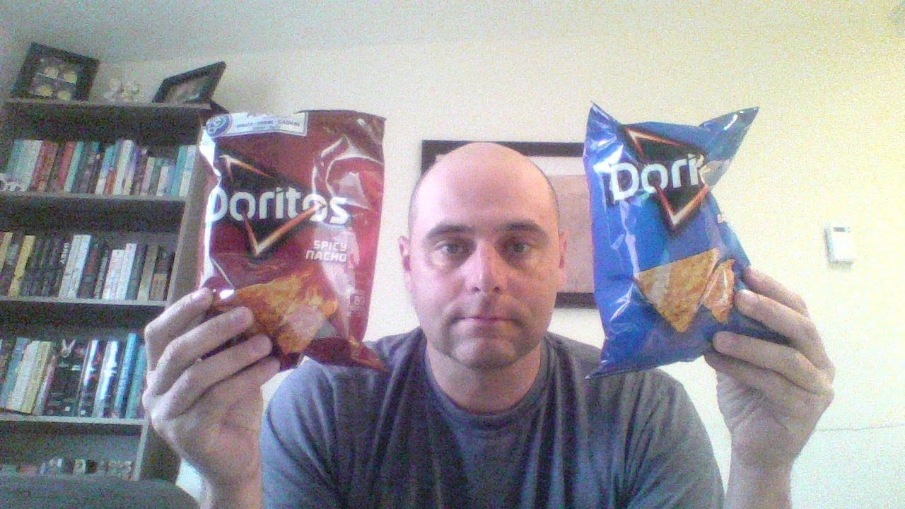 ASMR Eating Cool Ranch and Spicy Nacho Doritos