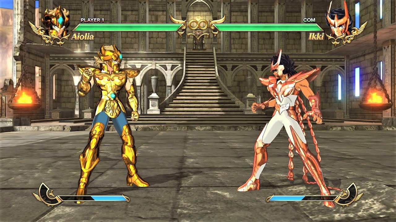 Leo Aiolia vs Phoenix Ikki Final Bronze Cloth (Hardest AI) - Saint Seiya: Soldiers' Soul