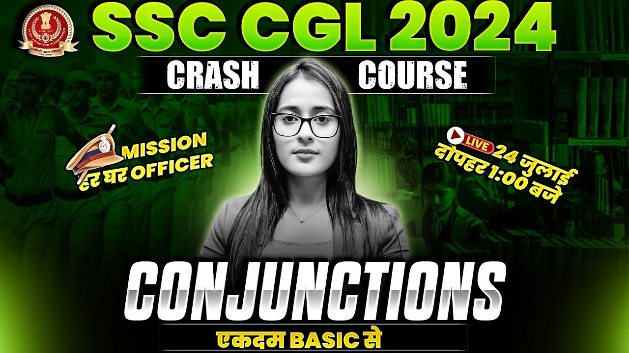 Complete Conjunction in One Class With Tricks Part-1 | SSC CGL 2024 | English Classes By Ananya Maam